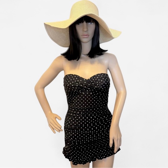 Polka Dot One Piece Swimsuit - Picture 1 of 7